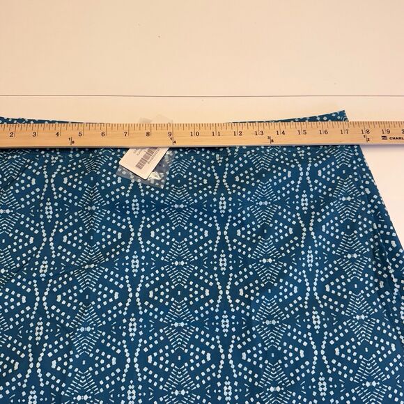 Rip Skirt Hawaii Wrap Length 2 Teal Playa Ocean Tribal Batik Print Sz Large NWT‎ - Picture 7 of 12